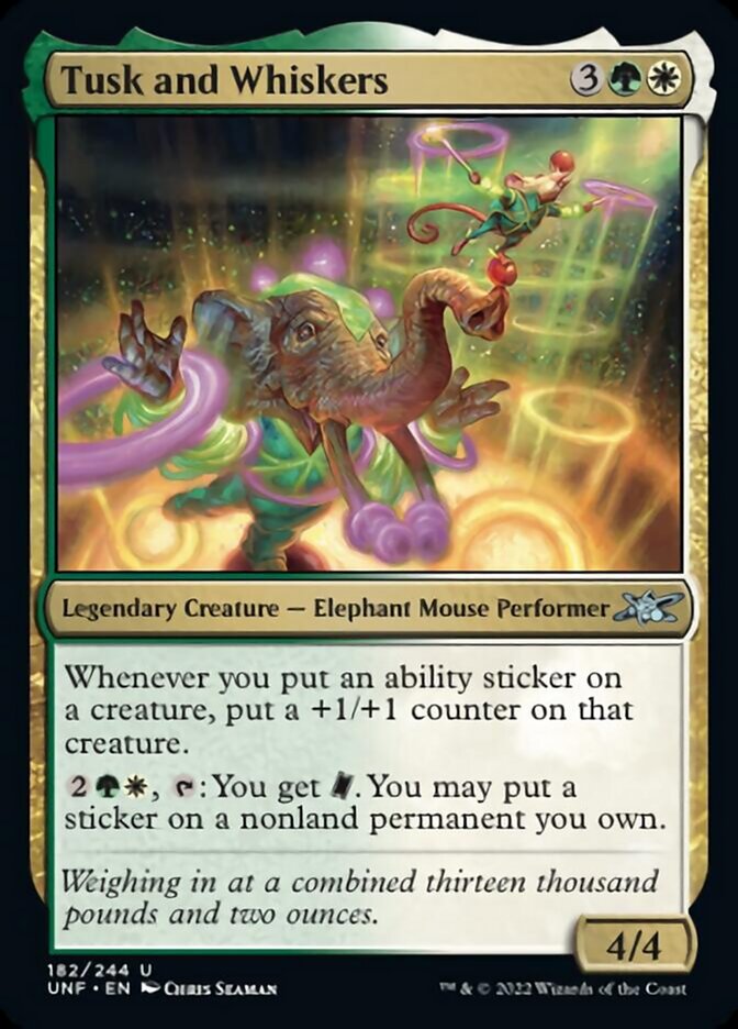 Tusk and Whiskers [Unfinity] Magic: The Gathering
