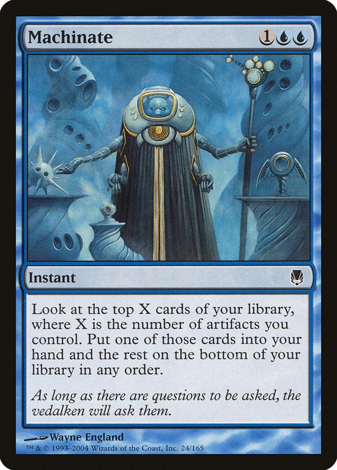 Machinate [Darksteel] Magic: The Gathering