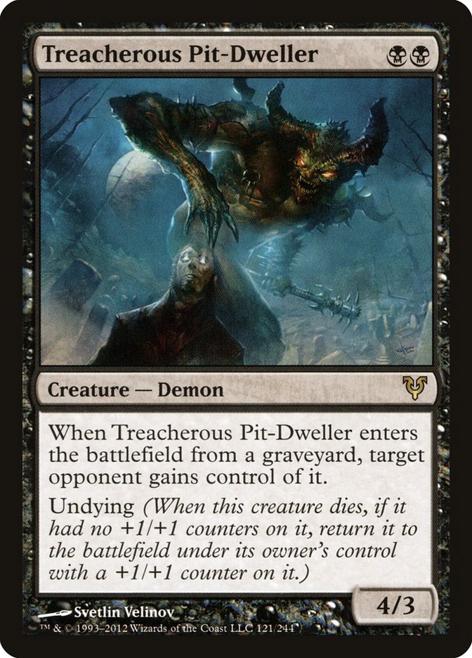Treacherous Pit-Dweller [Avacyn Restored] Magic: The Gathering