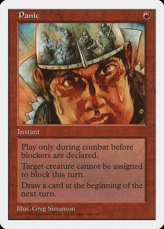 Panic [Fifth Edition] Magic: The Gathering