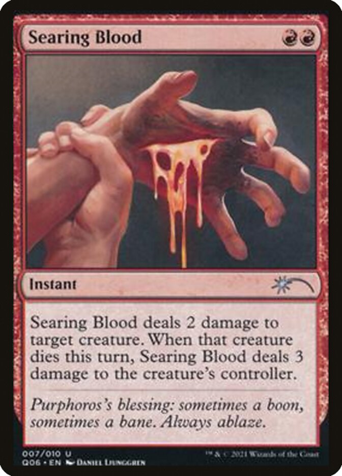 Searing Blood [Pioneer Challenger Decks 2021] Magic: The Gathering