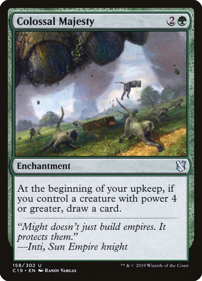 Colossal Majesty [Commander 2019] Magic: The Gathering