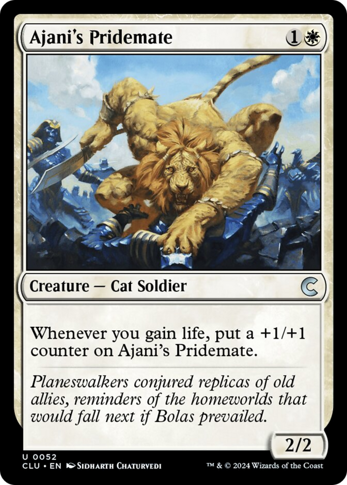 Ajani's Pridemate [Ravnica: Clue Edition] Magic: The Gathering