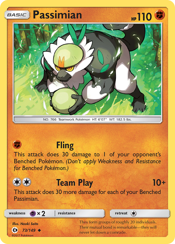 Passimian (73/149) [Sun & Moon: Base Set] Pokémon