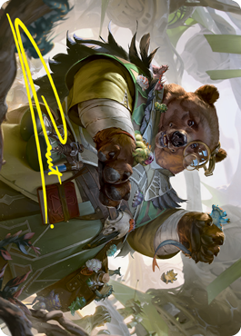 Professor of Zoomancy Art Card (Gold-Stamped Signature) [Strixhaven: School of Mages Art Series] Magic: The Gathering