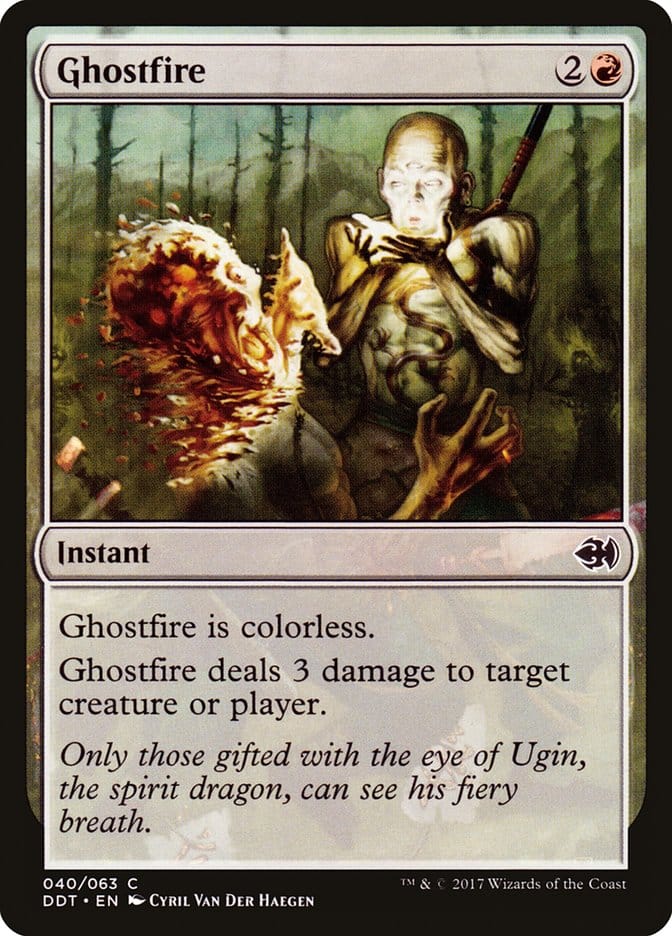 Ghostfire [Duel Decks: Merfolk vs. Goblins] Magic: The Gathering