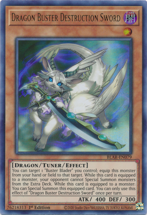 Dragon Buster Destruction Sword [BLAR-EN079] Ultra Rare - Yugioh Cards For Your TCG Needs!