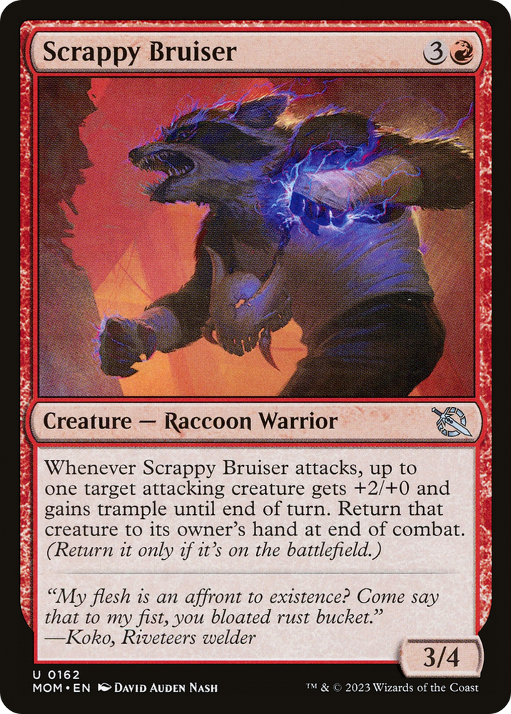 Scrappy Bruiser [March of the Machine] Magic: The Gathering