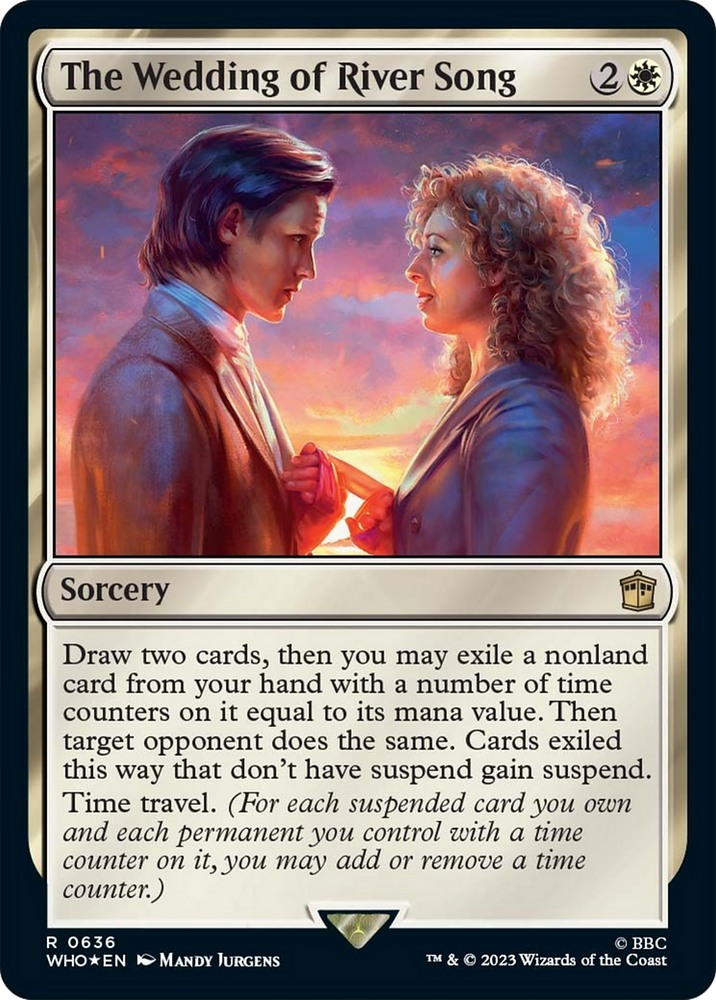 The Wedding of River Song (Surge Foil) [Doctor Who] Magic: The Gathering
