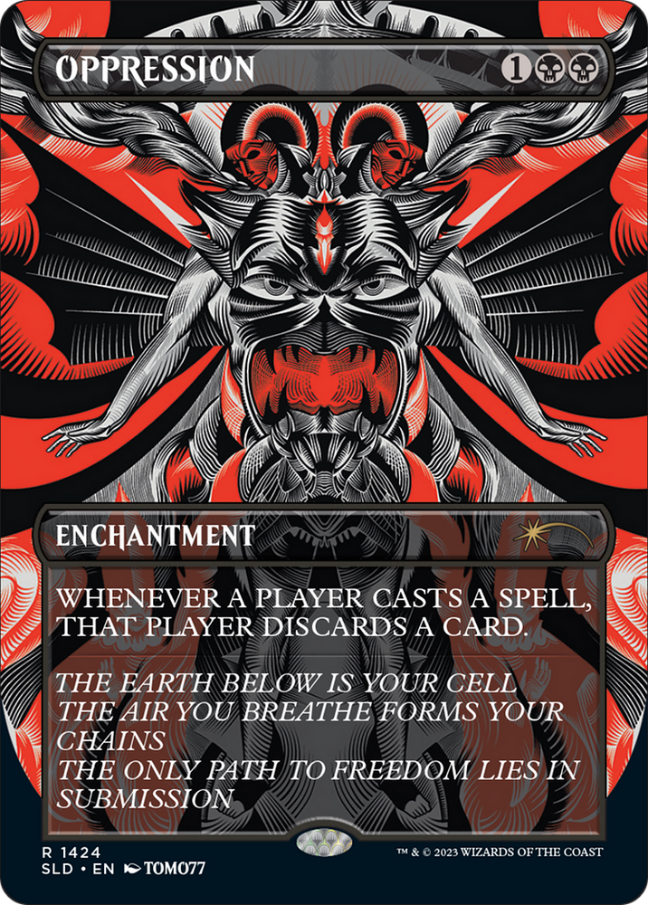 Oppression [Secret Lair Drop Series] Magic: The Gathering