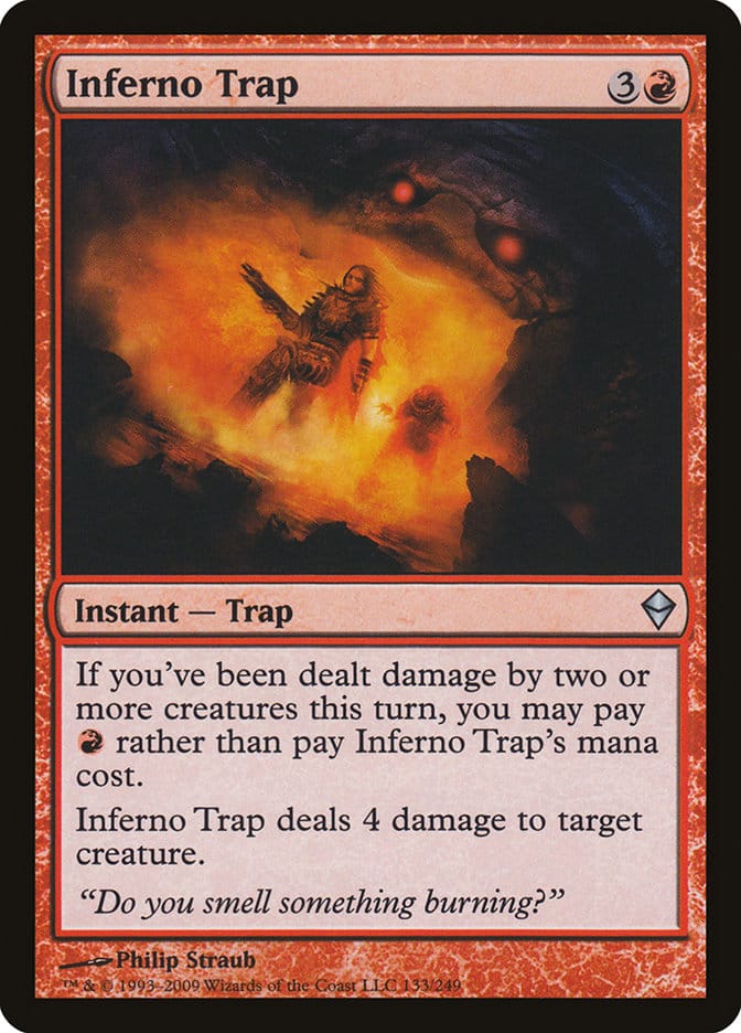 Inferno Trap [Zendikar] Magic: The Gathering