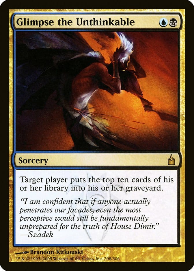 Glimpse the Unthinkable [Ravnica: City of Guilds] Magic: The Gathering