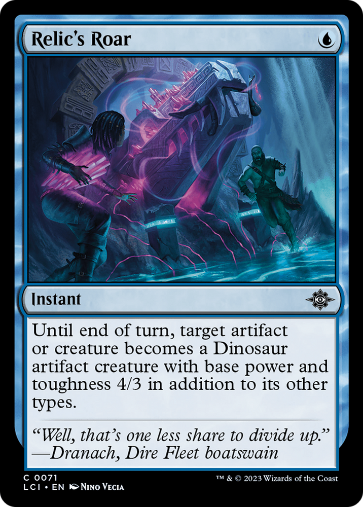 Relic's Roar [The Lost Caverns of Ixalan] Magic: The Gathering