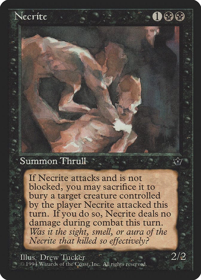 Necrite (Drew Tucker) [Fallen Empires] Magic: The Gathering