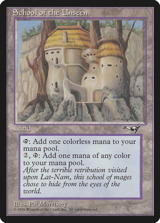 School of the Unseen [Alliances] Magic: The Gathering