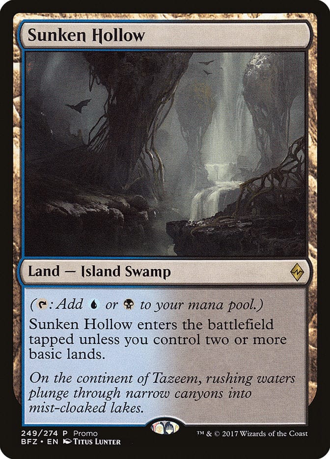 Sunken Hollow (Promo) [Standard Showdown Promos] Magic: The Gathering