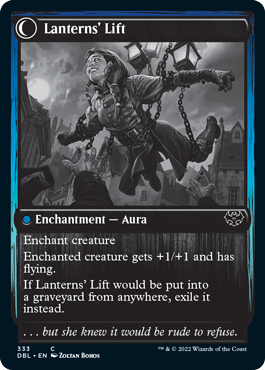 Lantern Bearer // Lanterns' Lift [Innistrad: Double Feature] Magic: The Gathering