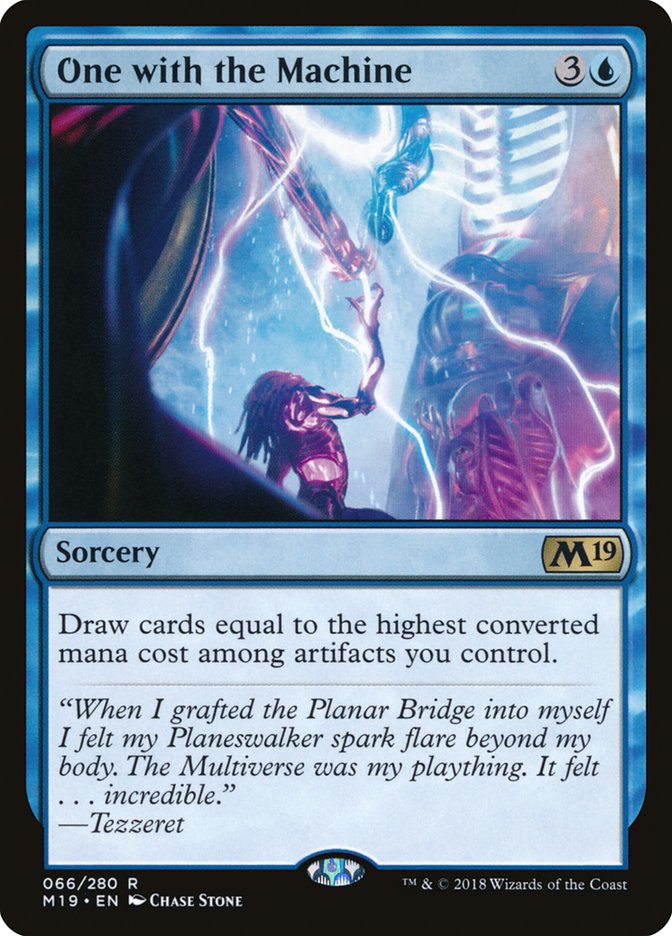One with the Machine [Core Set 2019] Magic: The Gathering