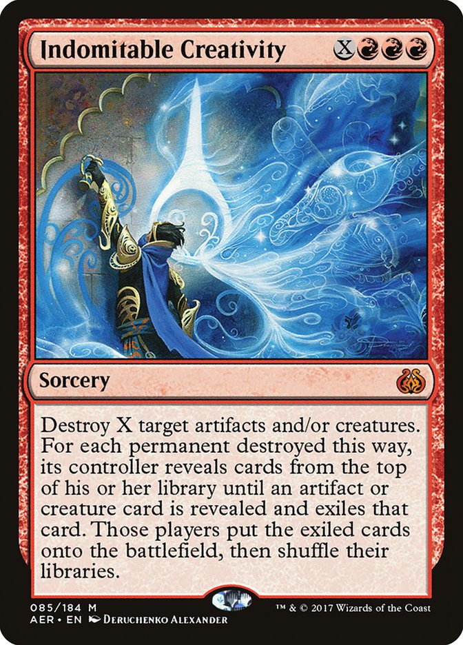 Indomitable Creativity [Aether Revolt] Magic: The Gathering