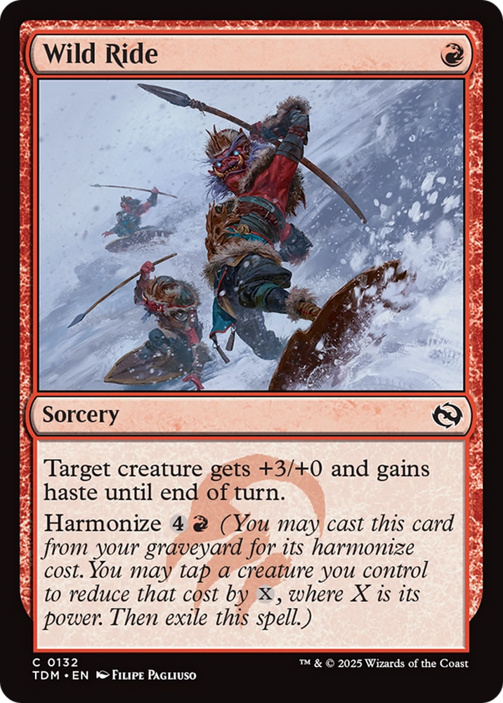 Wild Ride [Tarkir: Dragonstorm] Magic: The Gathering