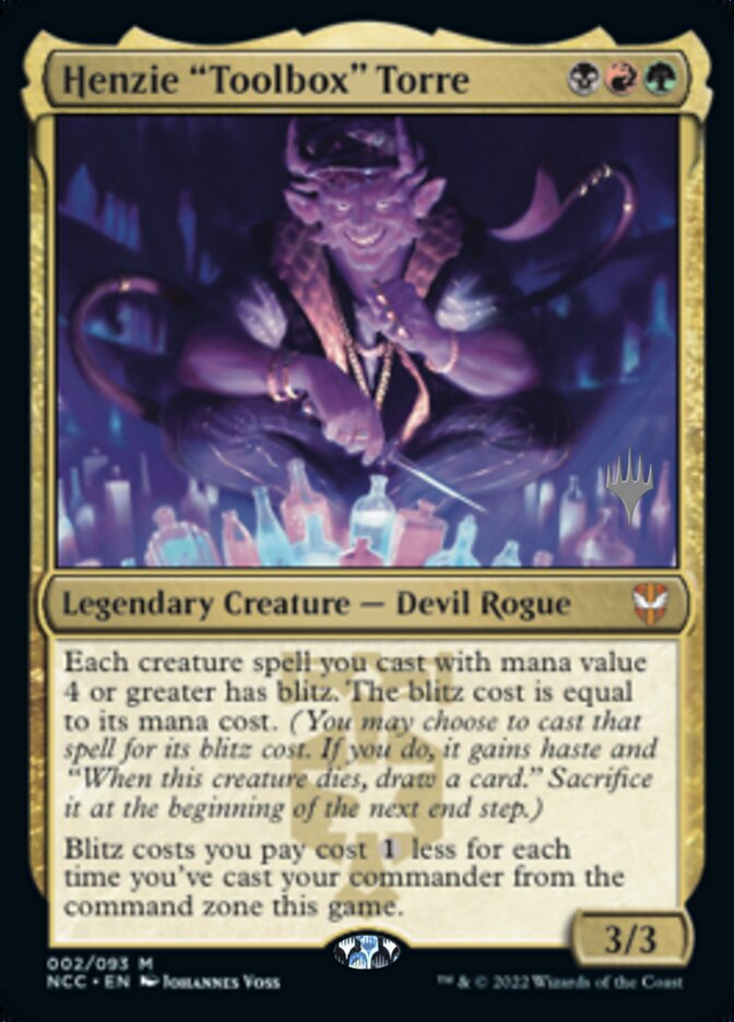 Henzie "Toolbox" Torre (Promo Pack) [Streets of New Capenna Commander Promos] Magic: The Gathering