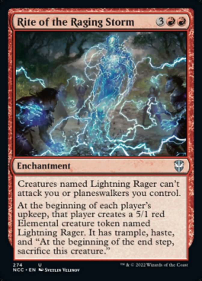 Rite of the Raging Storm [Streets of New Capenna Commander] Magic: The Gathering