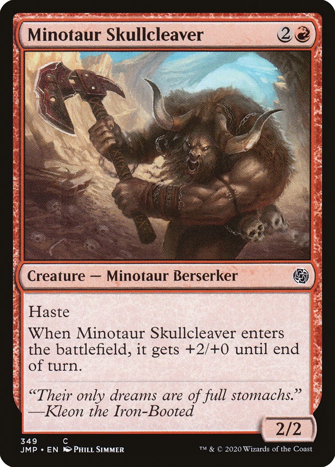 Minotaur Skullcleaver [Jumpstart] Magic: The Gathering