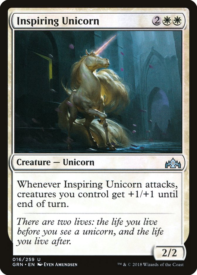 Inspiring Unicorn [Guilds of Ravnica] Magic: The Gathering
