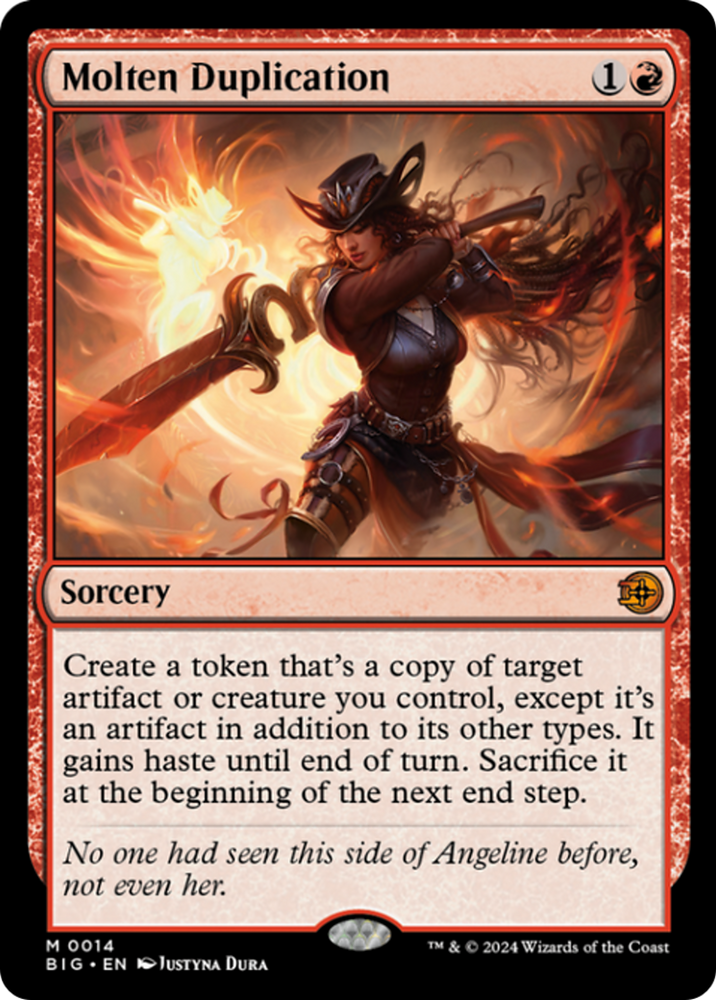 Molten Duplication [Outlaws of Thunder Junction: The Big Score] Magic: The Gathering