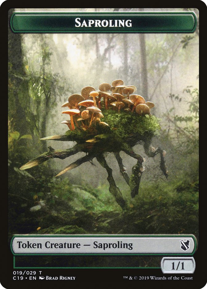 Saproling Token [Commander 2019 Tokens] Magic: The Gathering
