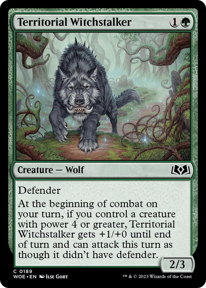 Territorial Witchstalker [Wilds of Eldraine] Magic: The Gathering