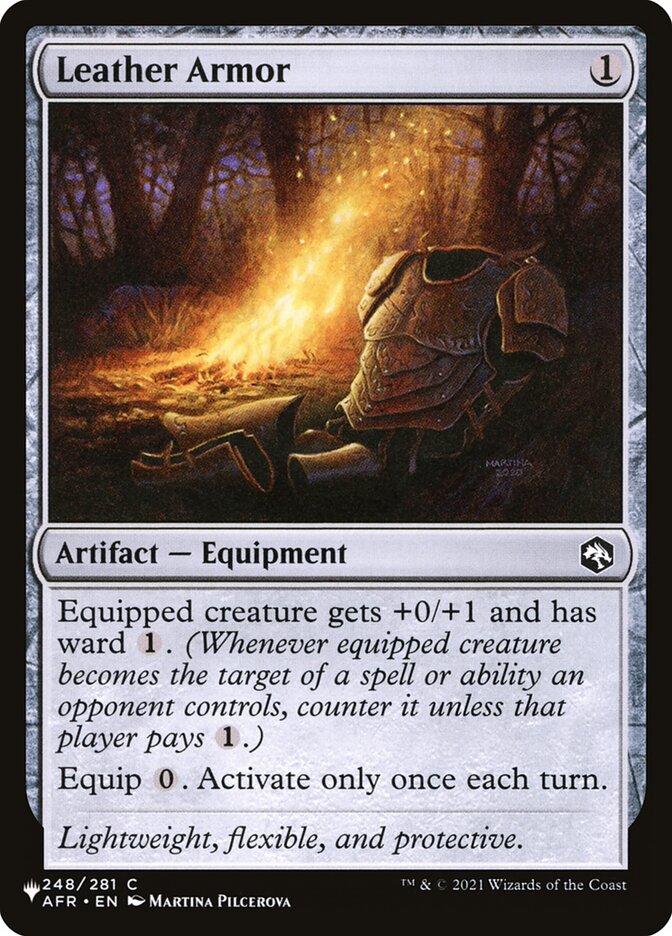 Leather Armor [The List] Magic: The Gathering