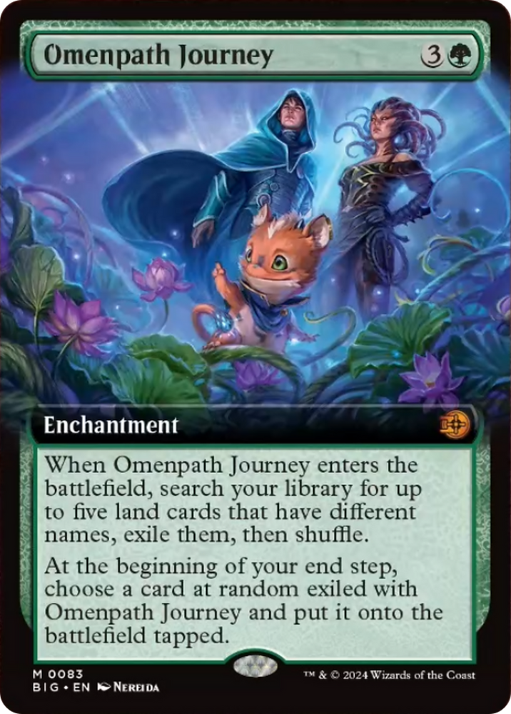 Omenpath Journey (Extended Art) [Outlaws of Thunder Junction: The Big Score] Magic: The Gathering