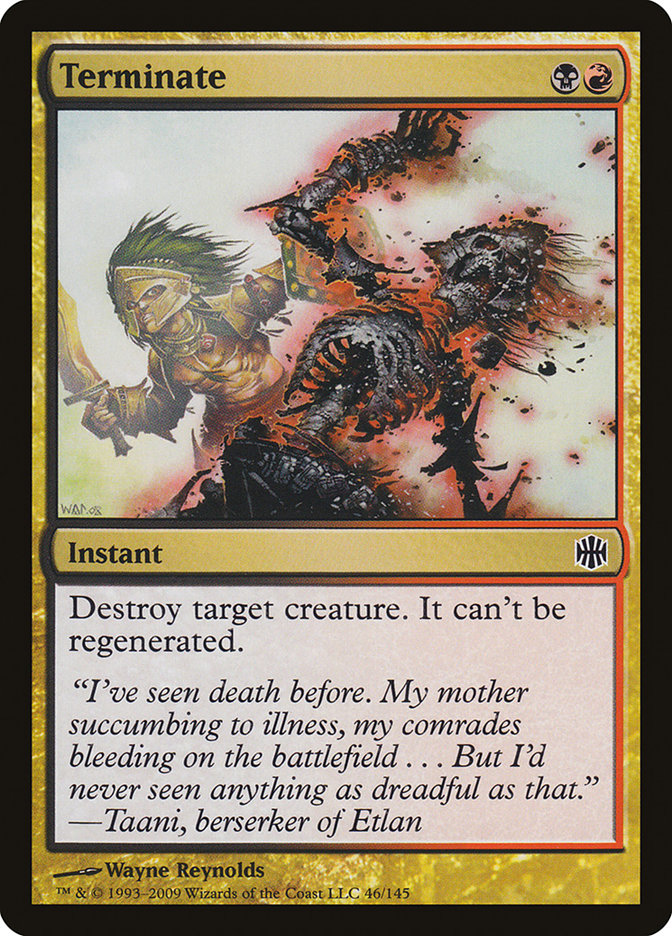 Terminate [Alara Reborn] Magic: The Gathering