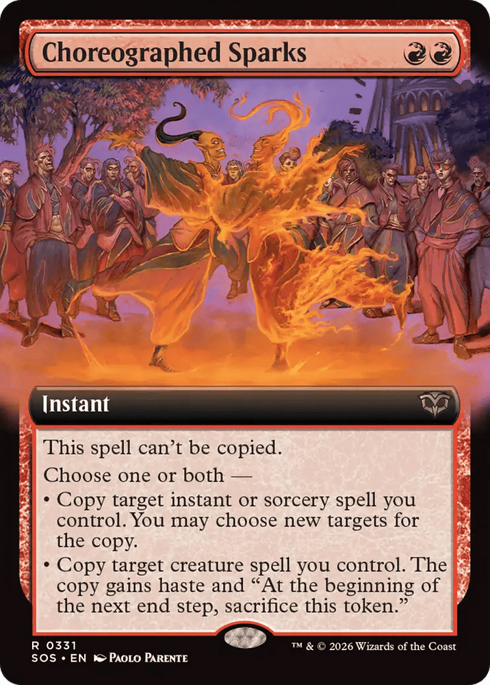 Choreographed Sparks (Extended Art) [Secrets of Strixhaven]