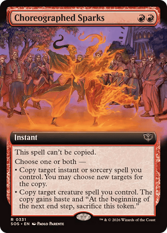 Choreographed Sparks (Extended Art) [Secrets of Strixhaven]
