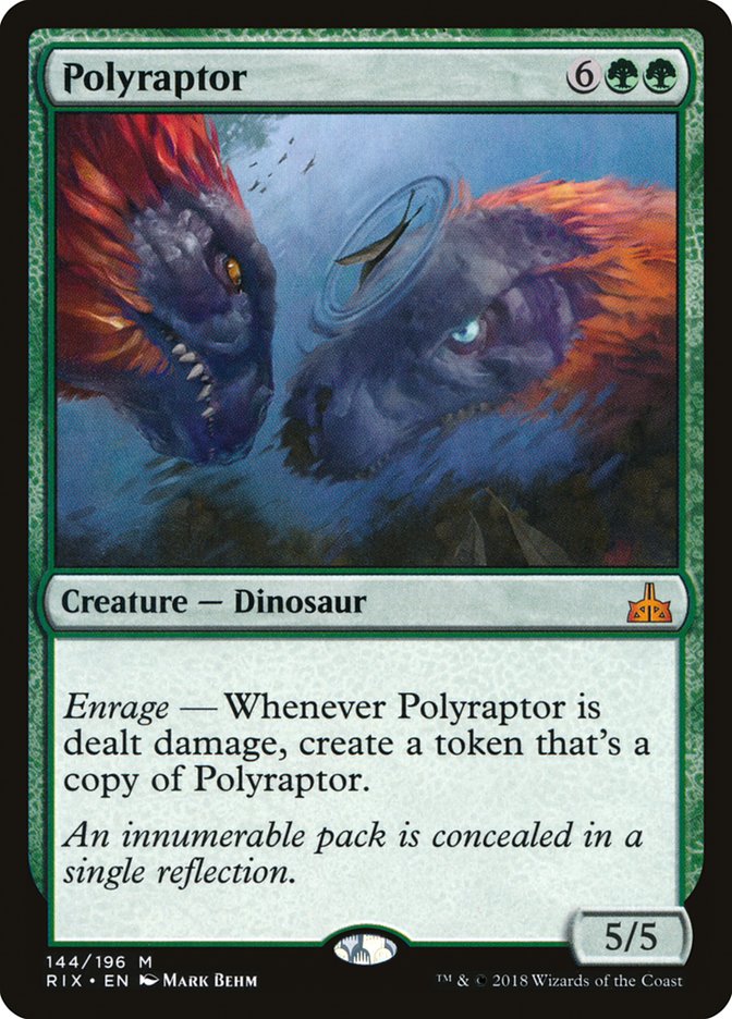 Polyraptor [Rivals of Ixalan] Magic: The Gathering