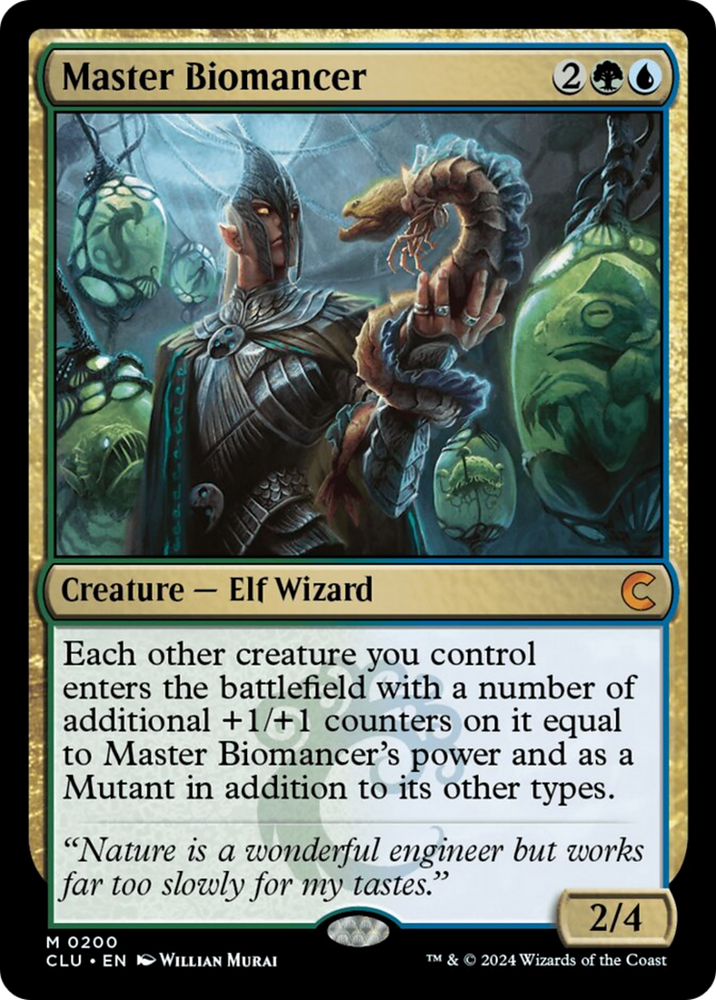 Master Biomancer [Ravnica: Clue Edition] Magic: The Gathering