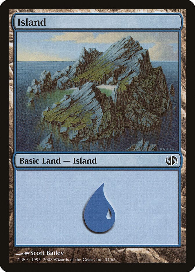 Island (31) [Duel Decks: Jace vs. Chandra] Magic: The Gathering
