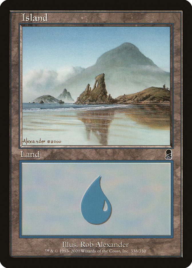 Island (338) [Odyssey] Magic: The Gathering