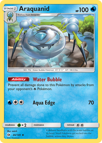Araquanid (46/149) [Sun & Moon: Base Set] Pokémon