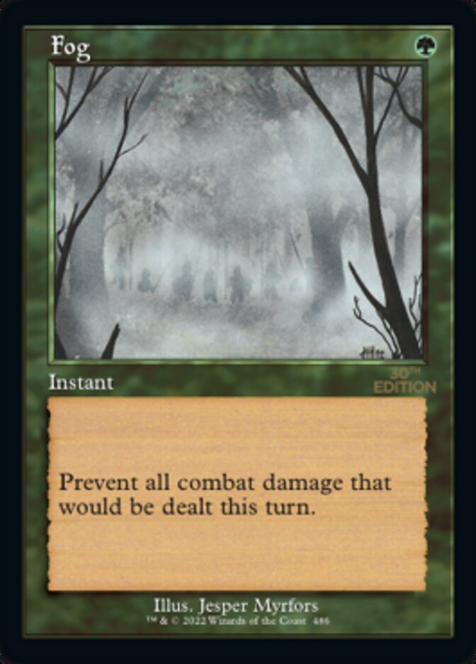Fog (Retro) [30th Anniversary Edition] Magic: The Gathering