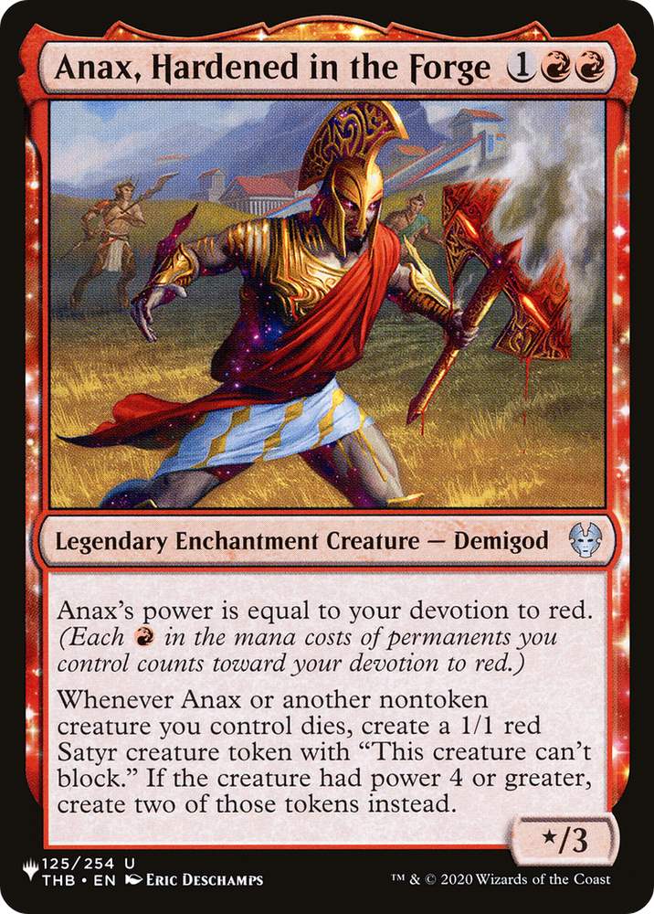 Anax, Hardened in the Forge [The List] Magic: The Gathering