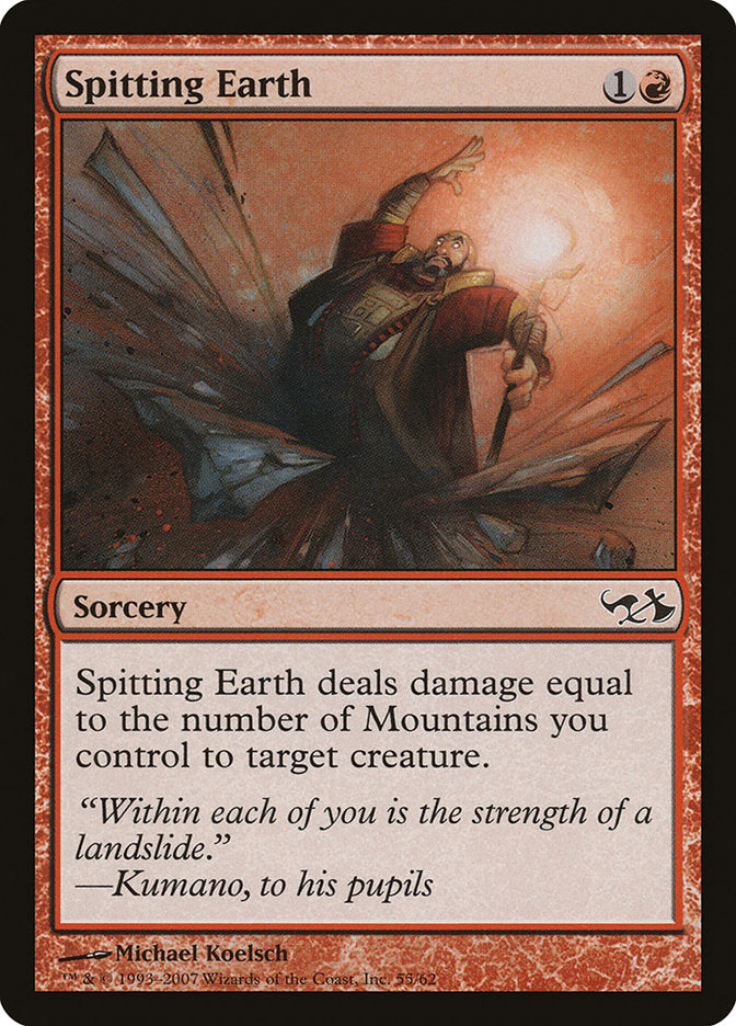 Spitting Earth [Duel Decks: Elves vs. Goblins] Magic: The Gathering