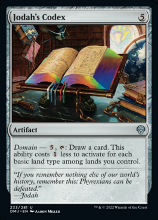 Jodah's Codex [Dominaria United] Magic: The Gathering