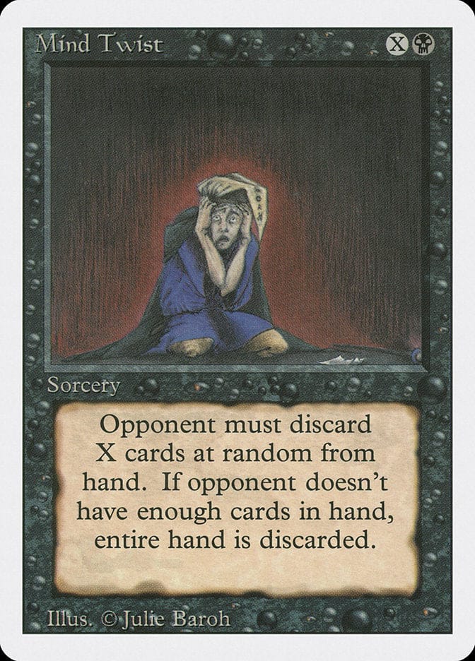 Mind Twist [Revised Edition] Magic: The Gathering