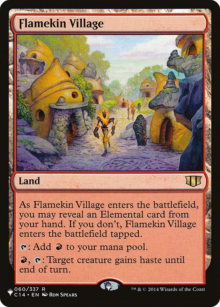Flamekin Village [The List] Magic: The Gathering