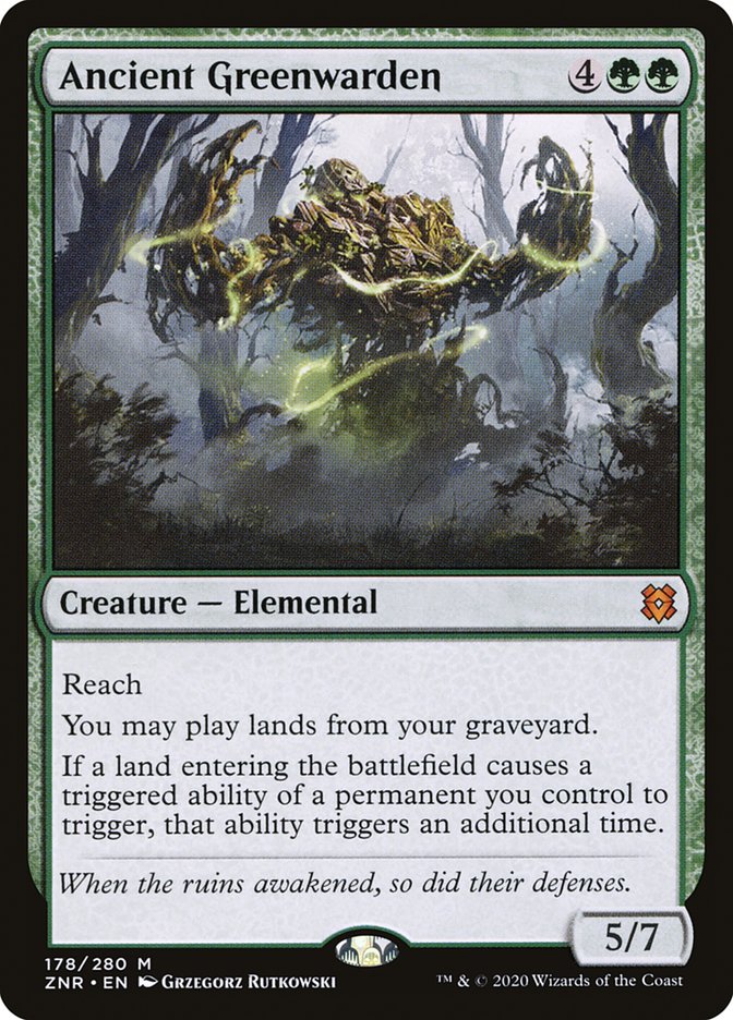 Ancient Greenwarden [Zendikar Rising] Magic: The Gathering