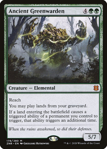Ancient Greenwarden [Zendikar Rising] Magic: The Gathering