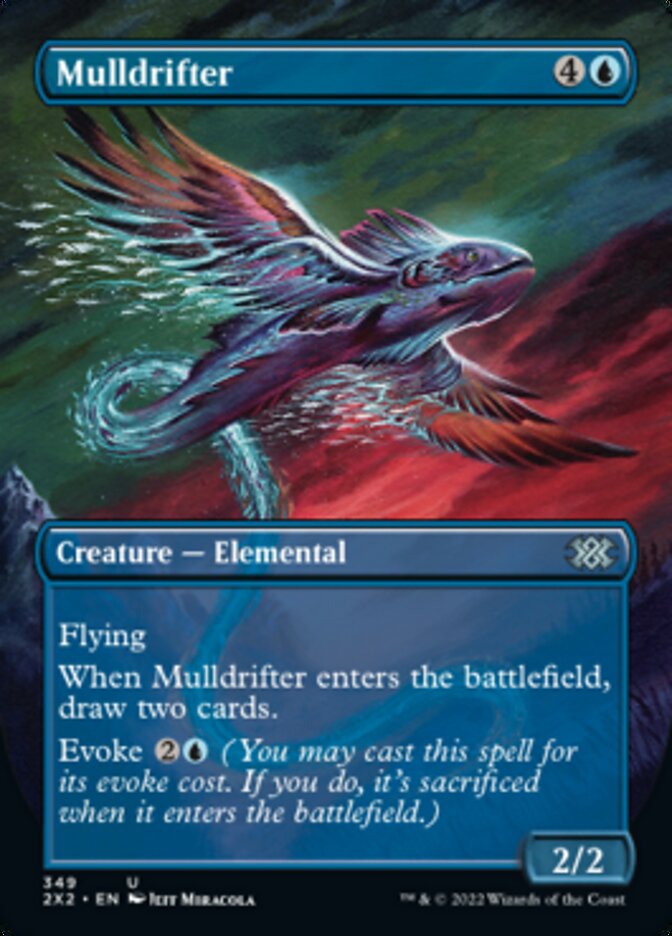 Mulldrifter (Borderless Alternate Art) [Double Masters 2022] Magic: The Gathering